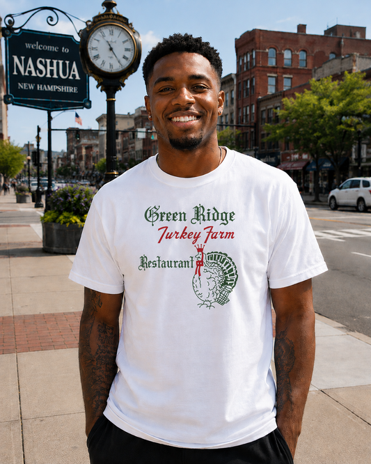 Green Ridge Turkey Farm - White T-Shirt