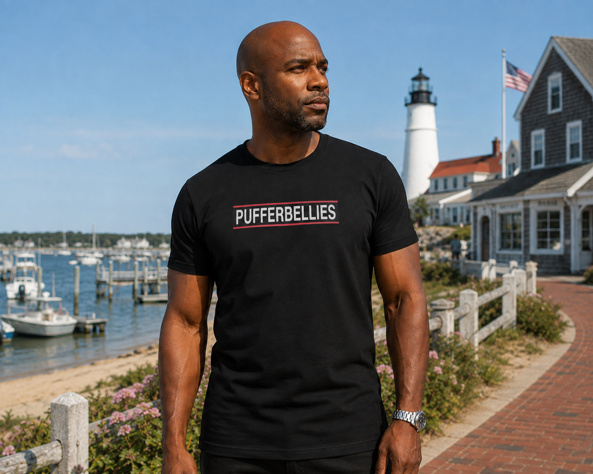 Pufferbellies - Black T-Shirt