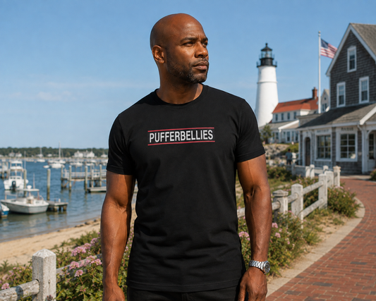 Pufferbellies - Black T-Shirt