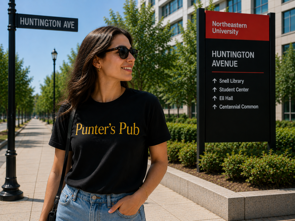 Punter's Pub - Black T-Shirt