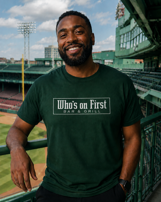 Who's on First - Royal Pine T-Shirt